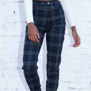 Brandy Melville plaid pants